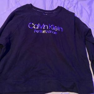 Black Calvin Klein pull over size XL